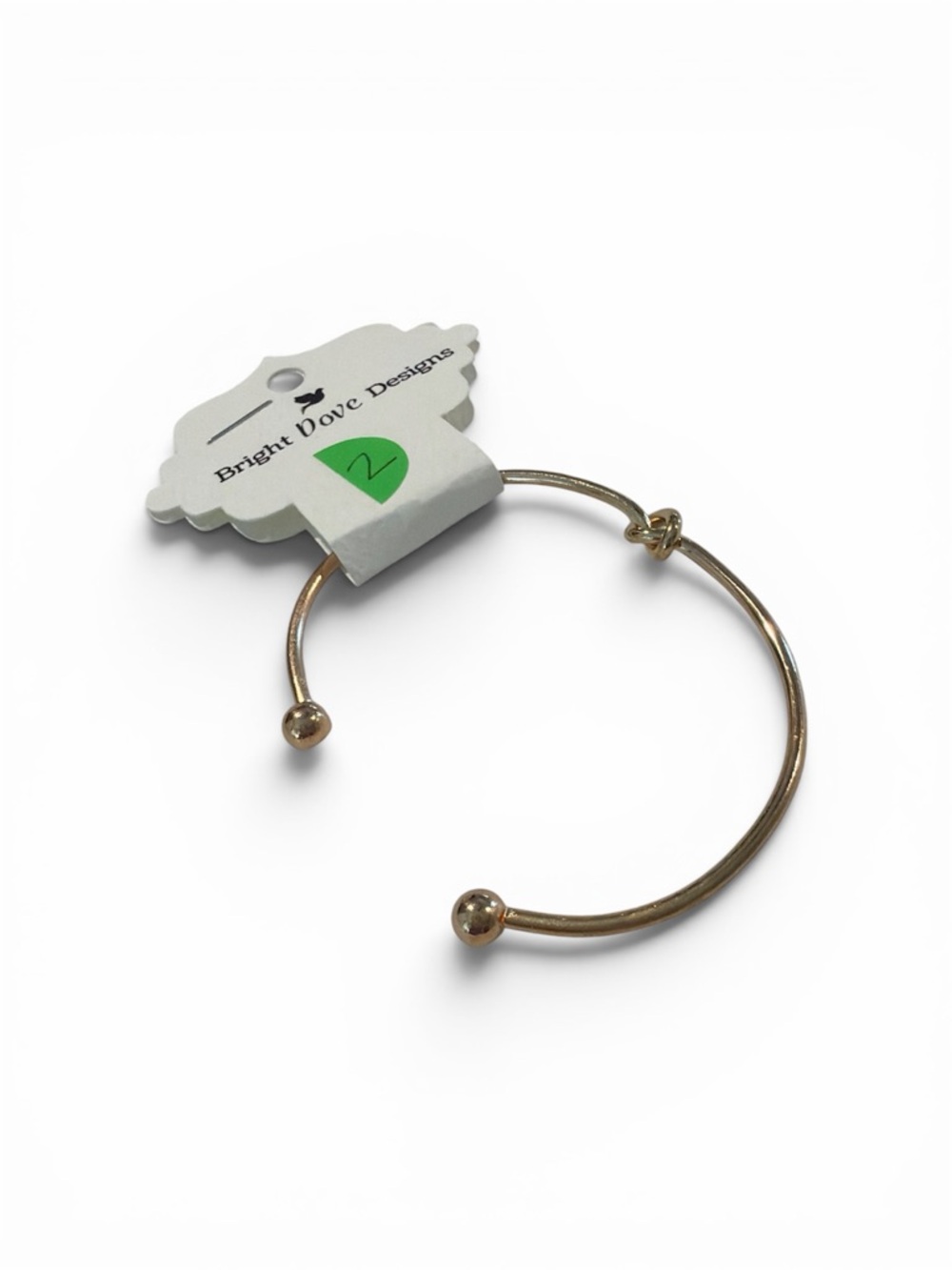 Bright Dove‎ Designs Gold Open Cuff Bracelet